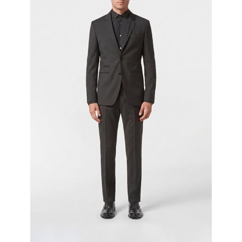 Philipp Plein Men Philipp Plein Slim Fit Single-Breasted Wool Blend Suit